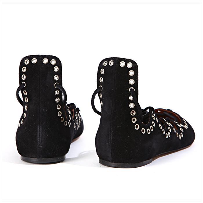 Isabel Marant LEO Black Strappy Sandals for Women
