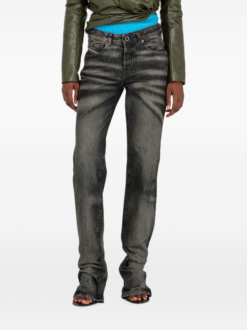 DIESEL Blue Denim Jeans Women’s Straight-Leg Pants