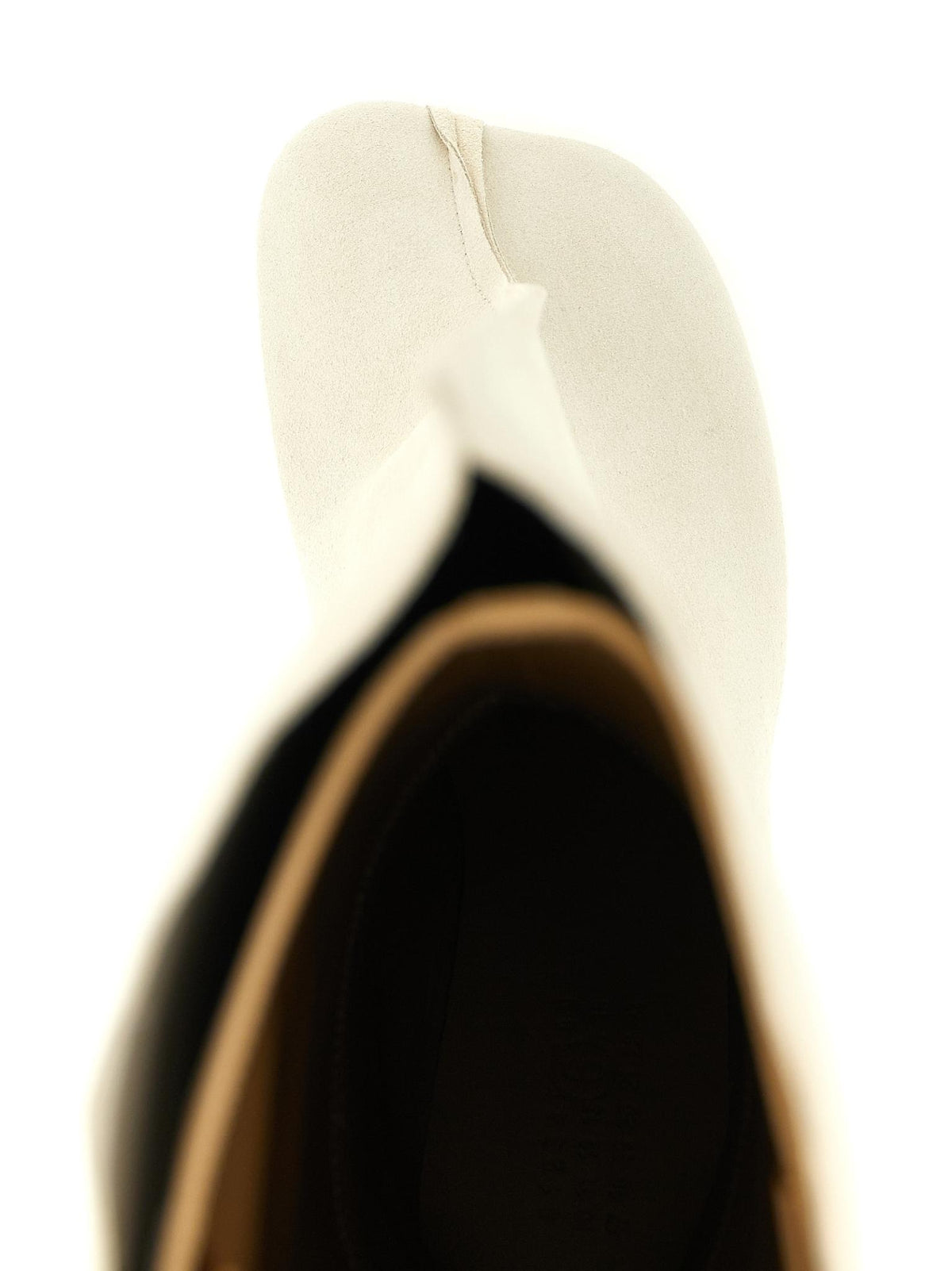 Maison Margiela Black Leather Mid-Calf Boots