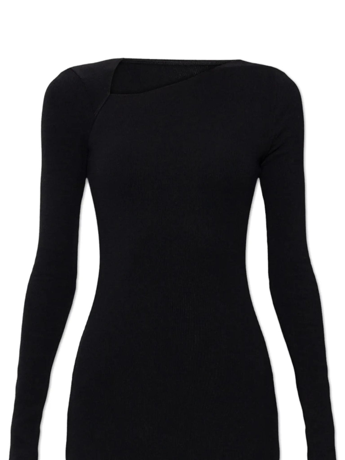 Maison Margiela Long Sleeve Black Midi Dress