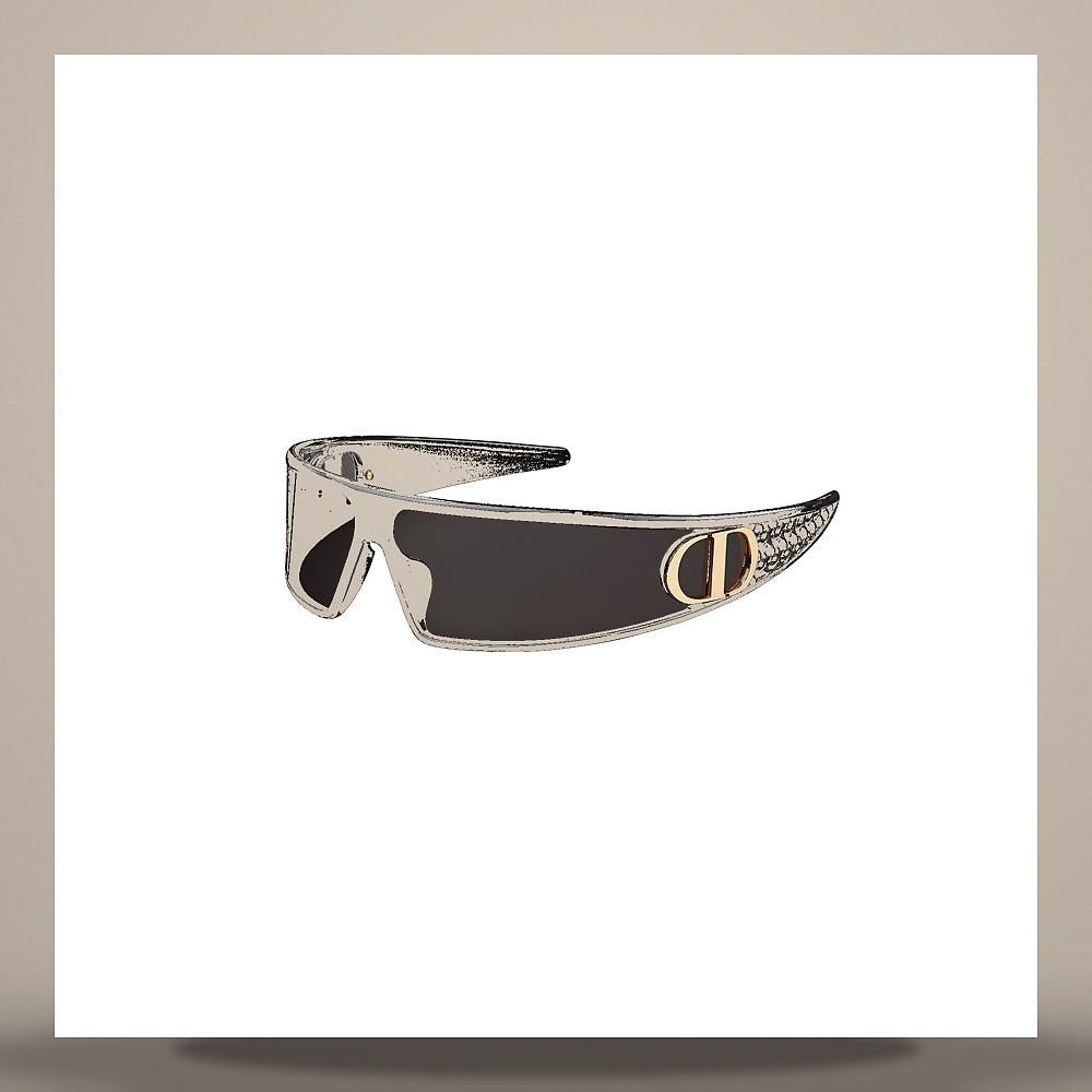DIOR Black Shield Sunglasses Veridiore M1U
