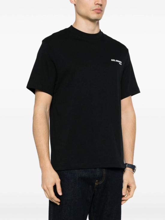 AXEL ARIGATO Black Short Sleeve T-Shirt Men’s Cotton A2215003 BLACK