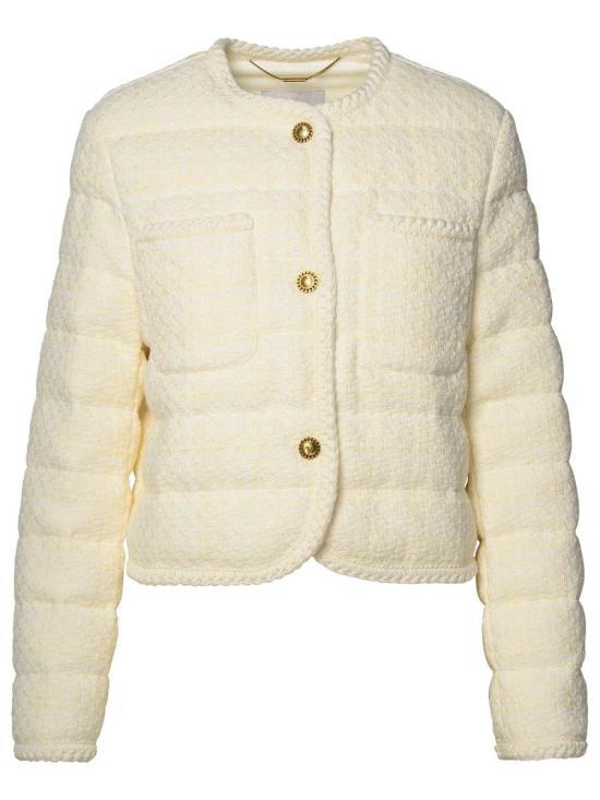 Moncler Short Down Puffer Jacket for Men 1A00052597IIF00 WHITE DOM