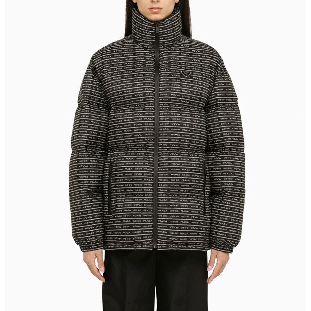PRADA Re-Nylon Padded Jacket Women Black