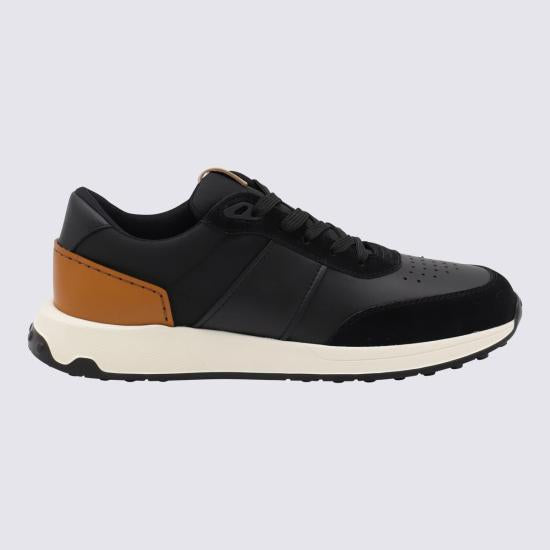 Tods Black Leather Low-Top Sneakers XXM63K0GT80 QHG9999