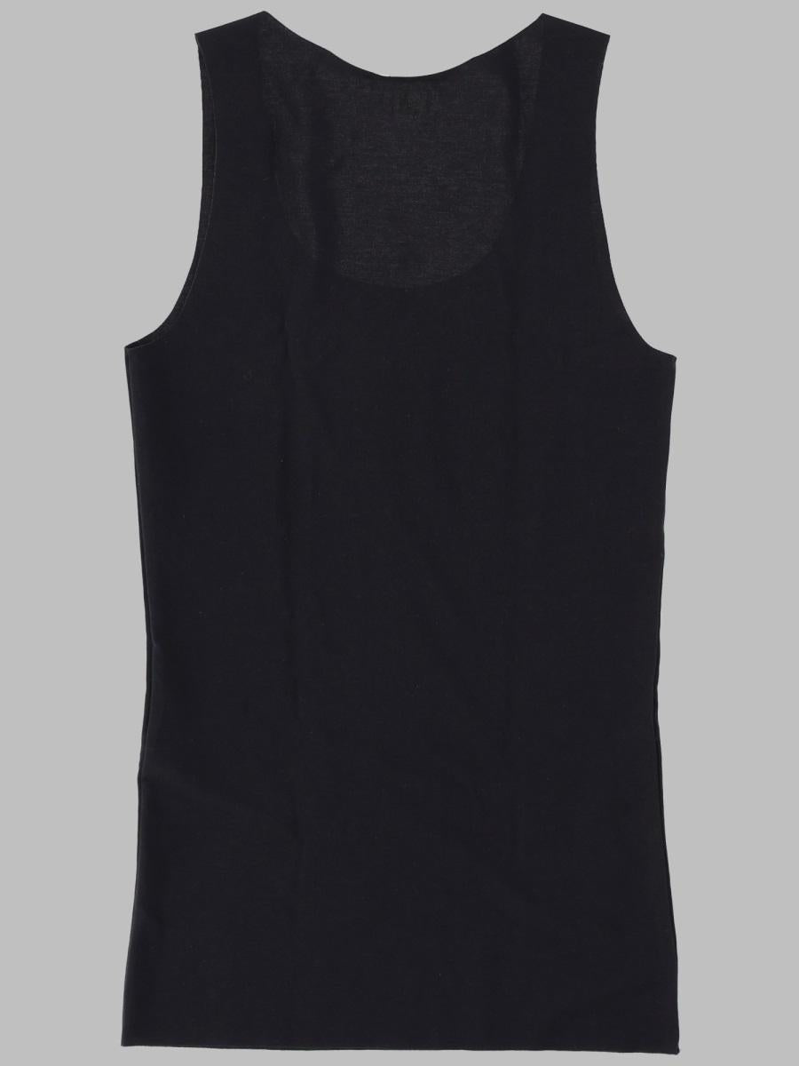 Maison Margiela Black Cotton Sleeveless Shirt Tank Top