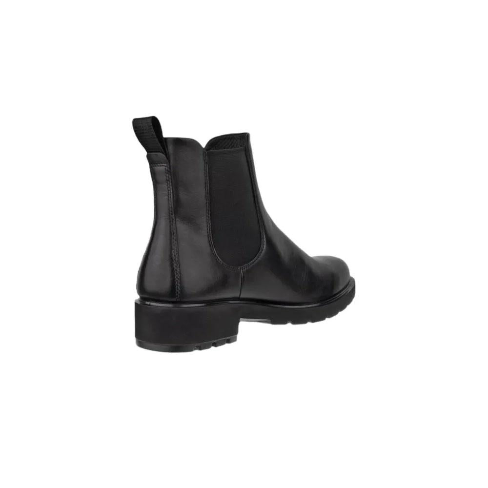 ecco Black Leather Chelsea Ankle Boots for Women 231323 01001