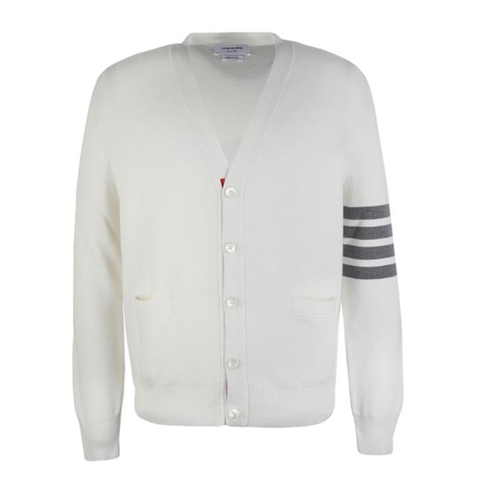 THOM BROWNE Milano Stitch Knit Cardigan for Men MKC171A 00219 100