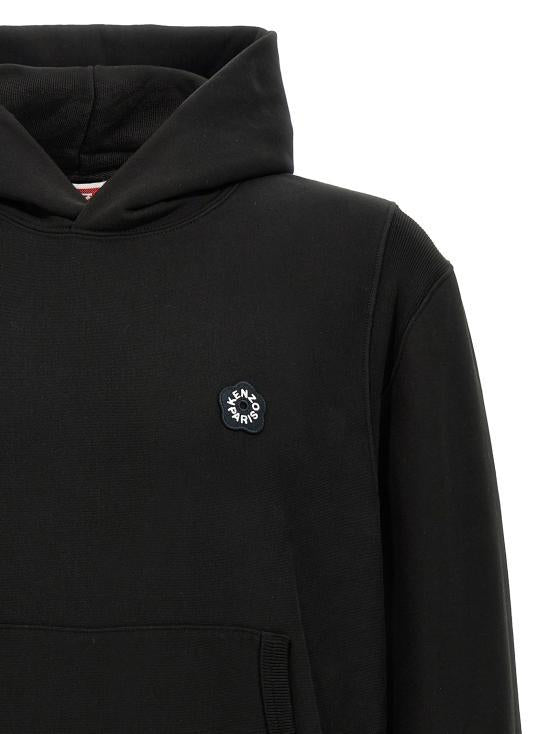 KENZO Women’s Logo Hoodie Sweatshirt FF55SW2554MC99J BLACK DOM