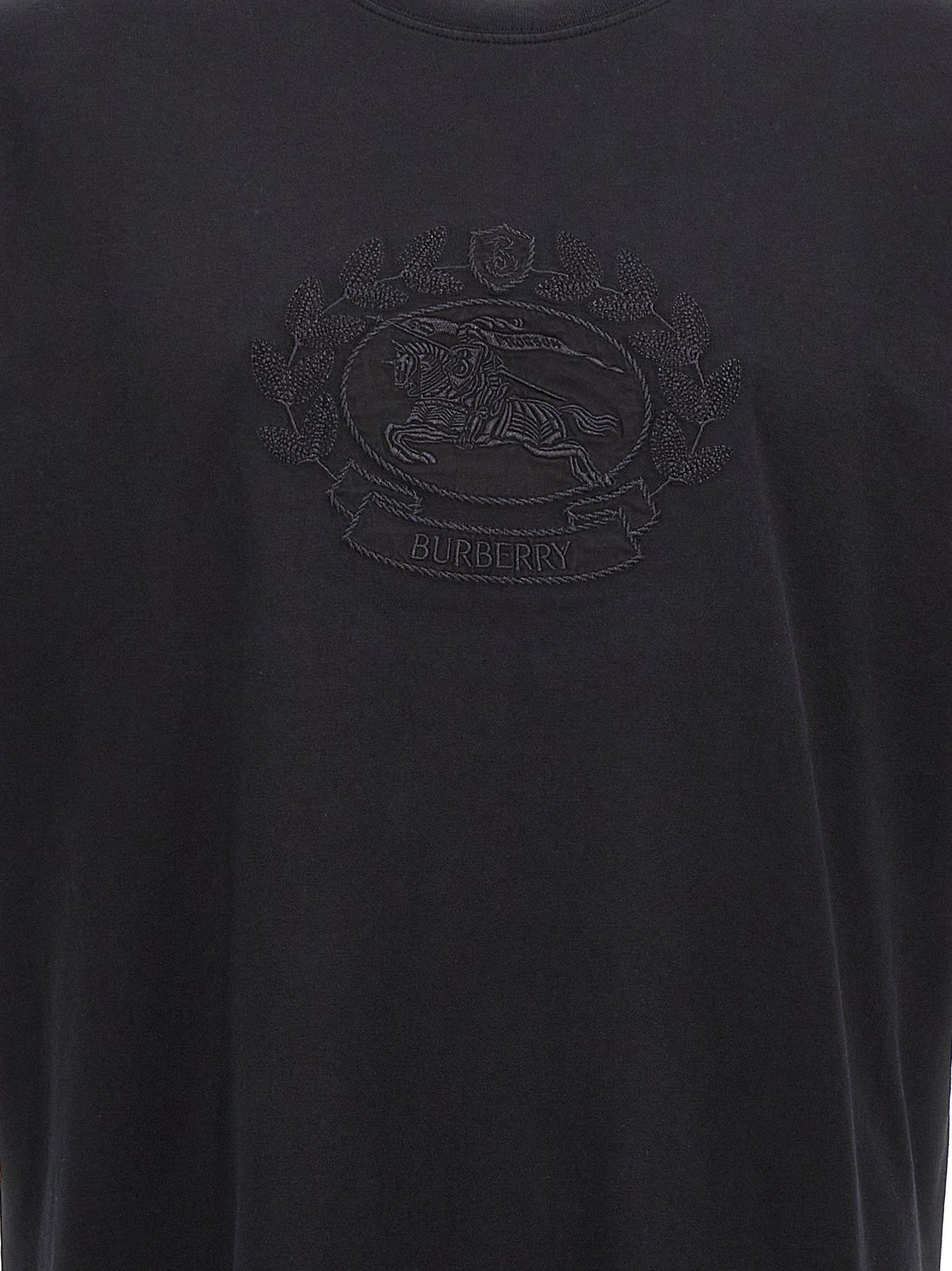 BURBERRY Black Short Sleeve T-Shirt Men’s