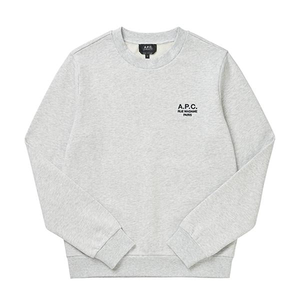 A.P.C. Gris Chiné Noir Unisex Cotton Sweatshirt