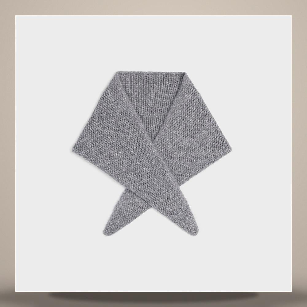 CELINE Light Gray Cashmere Silk Bandana Scarf AA09J0899 08GC