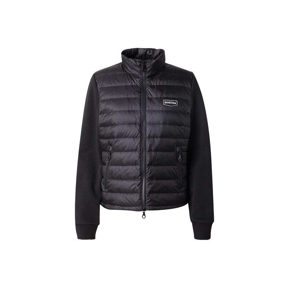 Duvetica Black BENEFICA Logo Mix Puffer Jacket VDDJ98946K0001 BKS