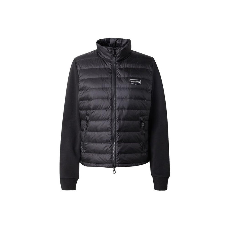 Duvetica Black BENEFICA Logo Mix Puffer Jacket VDDJ98946K0001 BKS