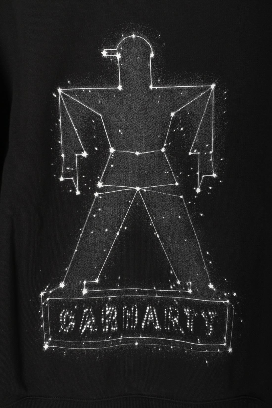 CARHARTT WIP Stargazer Logo Black Hooded Sweatshirt Unisex I034689 0D2XX