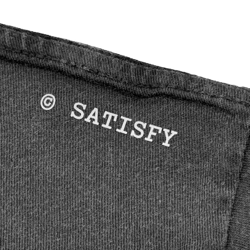 SATISFY Aged Black MothTech Short Sleeve T-Shirt 11006 AB WA 00A08