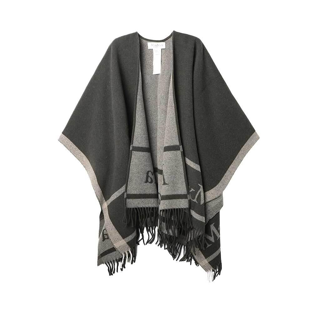 Max Mara Hilde Cape Wool Coat for Women 24546071600 004