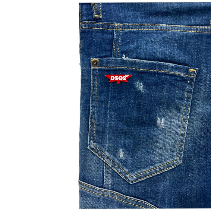 Dsquared2 Men's Biker Denim Jeans S74LB1334