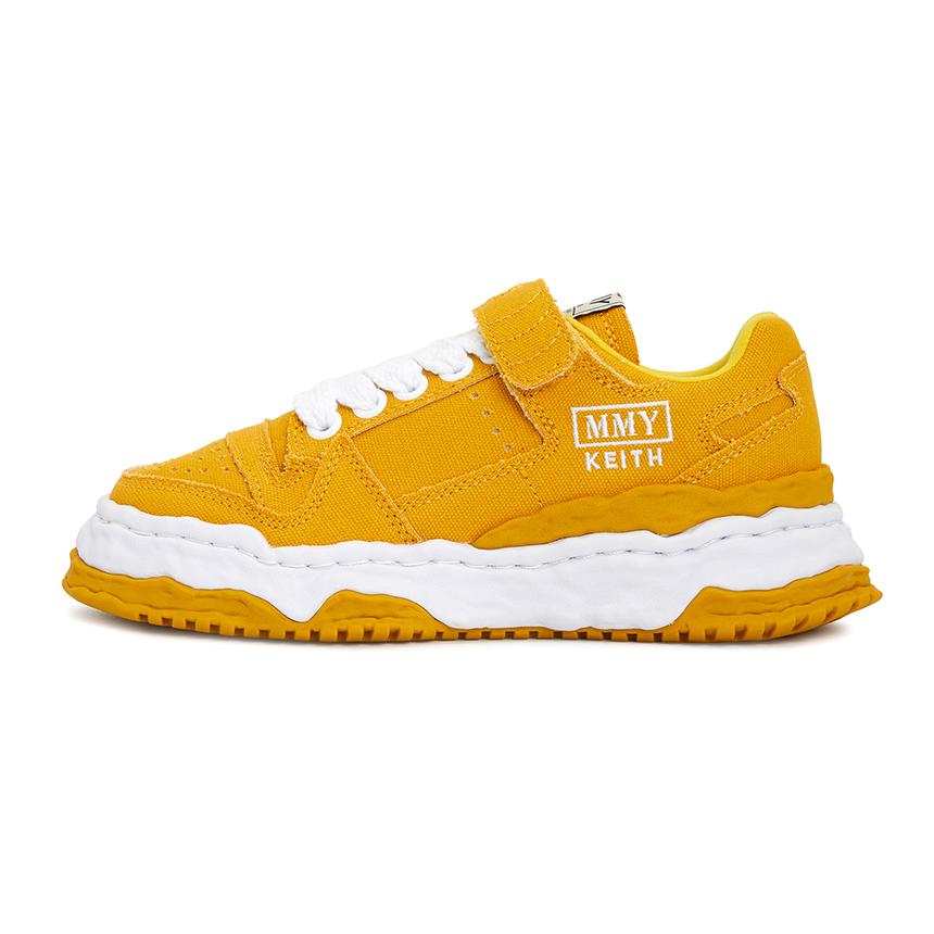 Maison Mihara Yasuhiro KISS Original Sole Unisex Low-Top Sneaker A15FW740 YELLOW