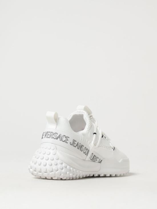 Versace Black Leather Low-Top Sneakers 78YA3SN2 ZSC69 003 WHITE DOM