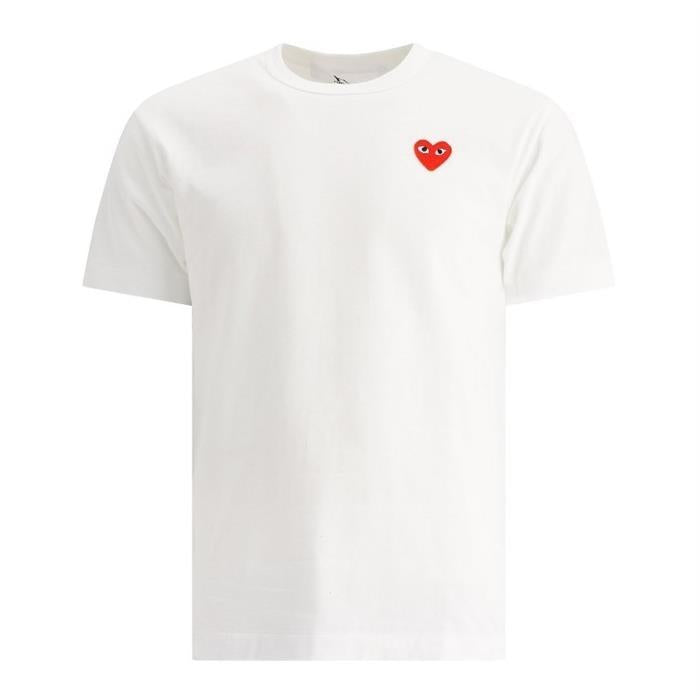 Comme des Garcons Red Heart Patch Men’s Short Sleeve T-Shirt P1T108