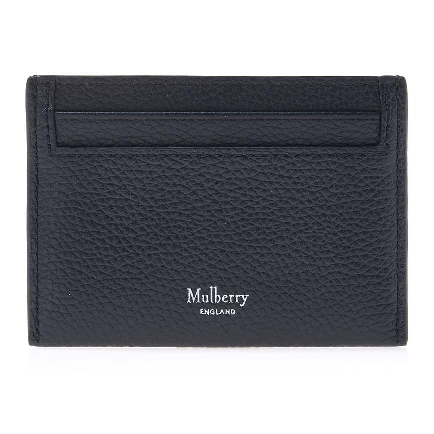 Mulberry Men’s Continental Card Holder Black Leather Wallet