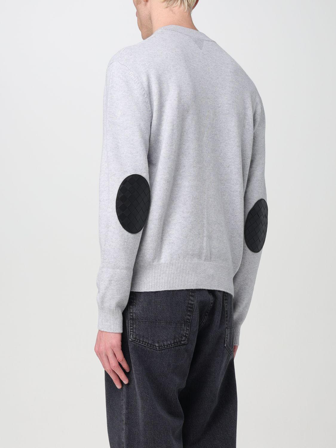 Bottega Veneta Black Wool Crewneck Knit Sweater Men