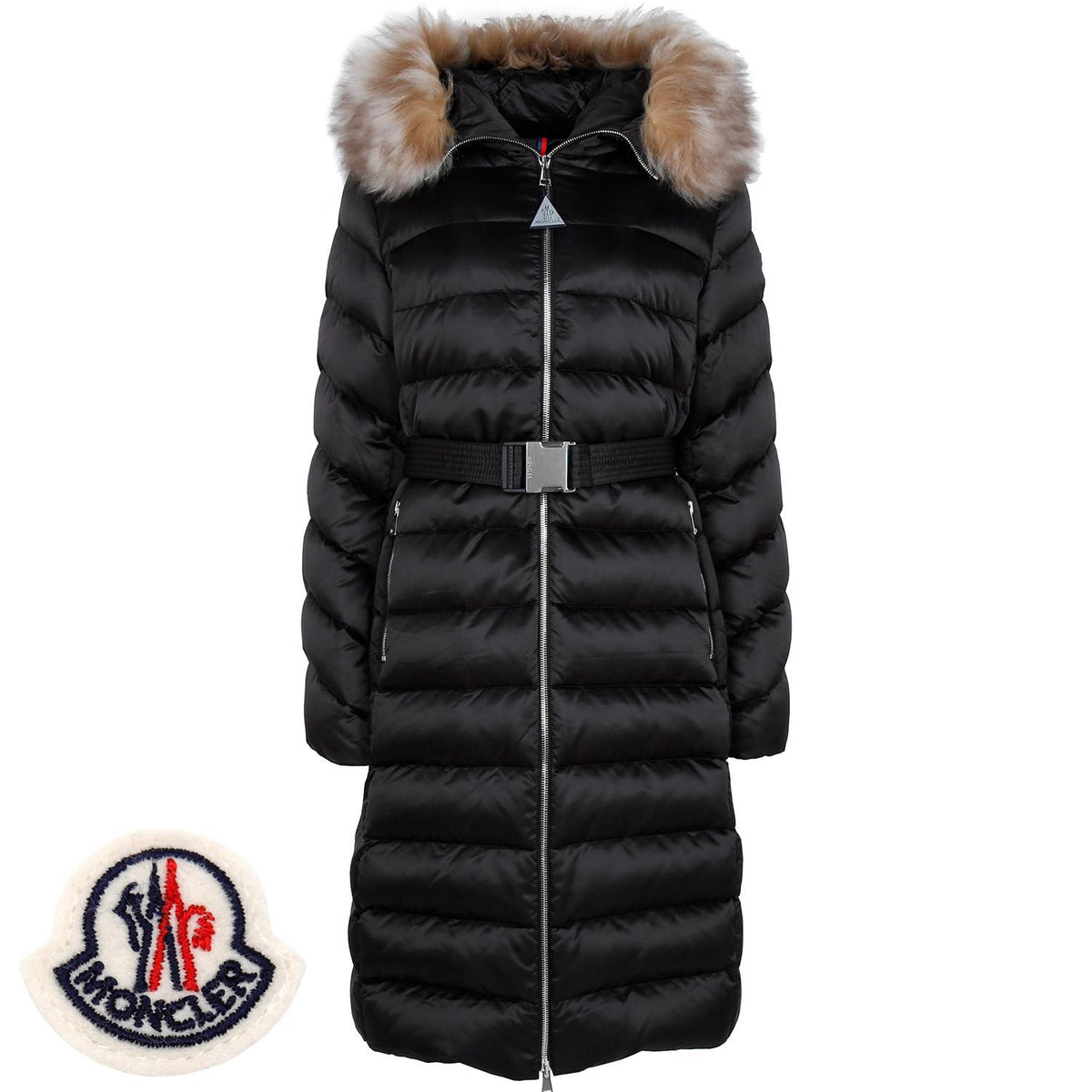 Moncler Black Goose Down Long Jacket 1C00035 59685 99M