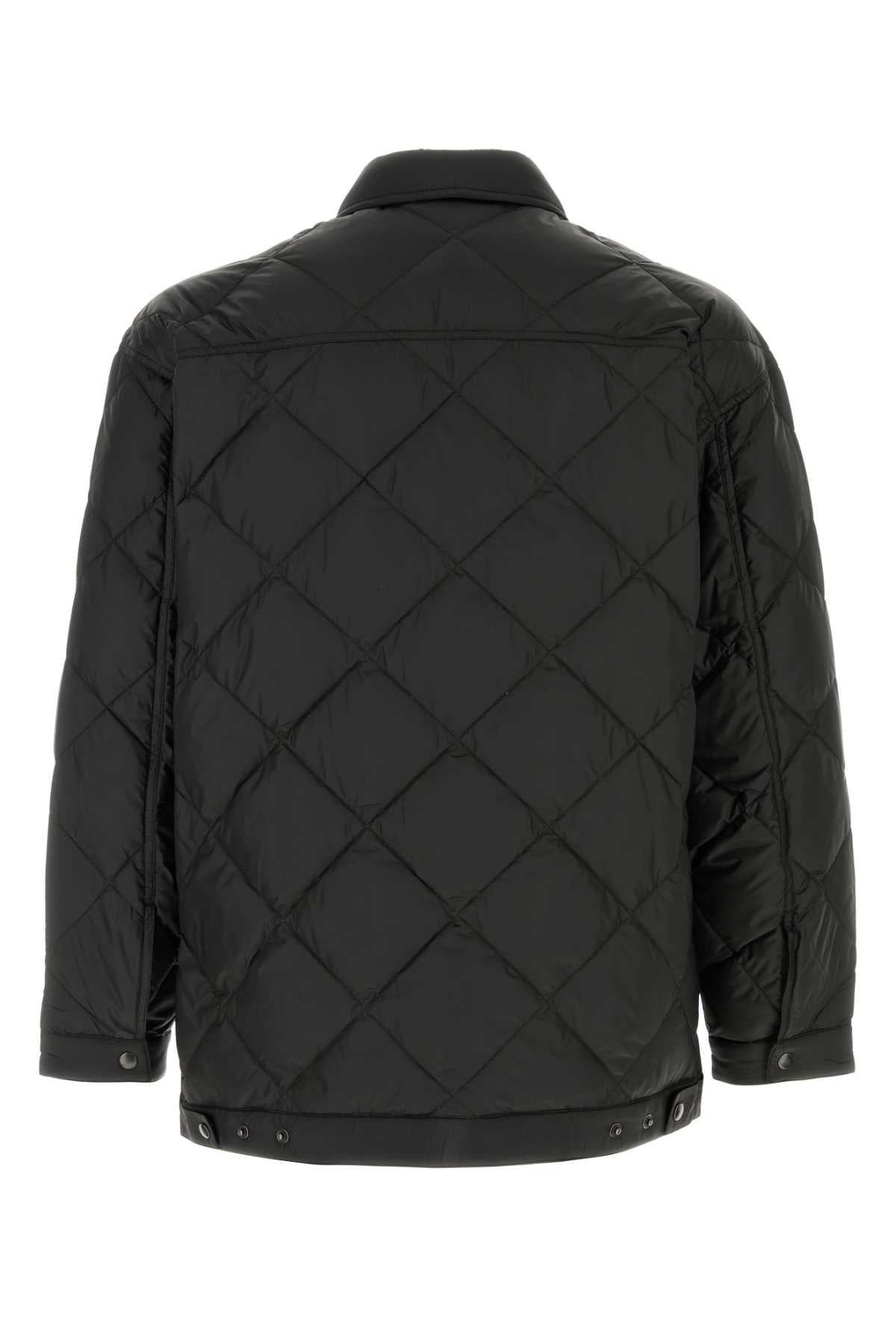 PRADA Black Down Puffer Jacket for Men