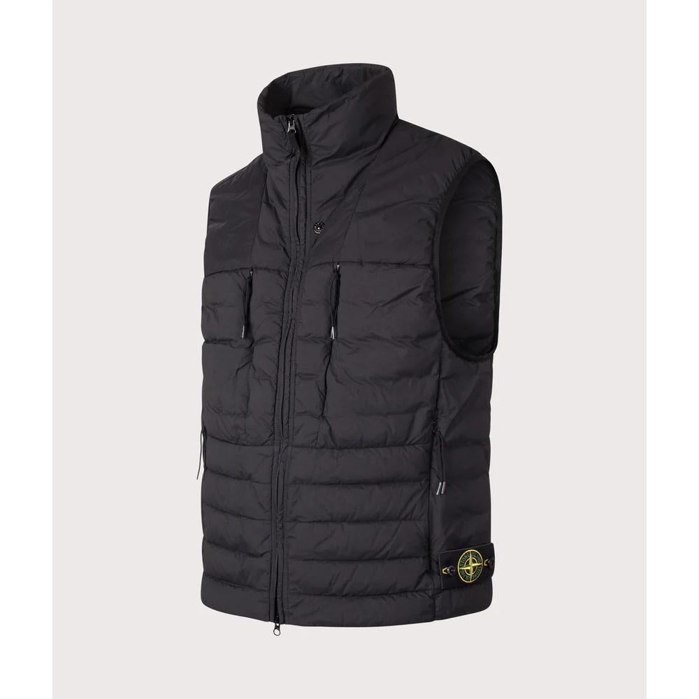 STONE ISLAND Seamless Tunnel Nylon Men’s Puffer Vest Black