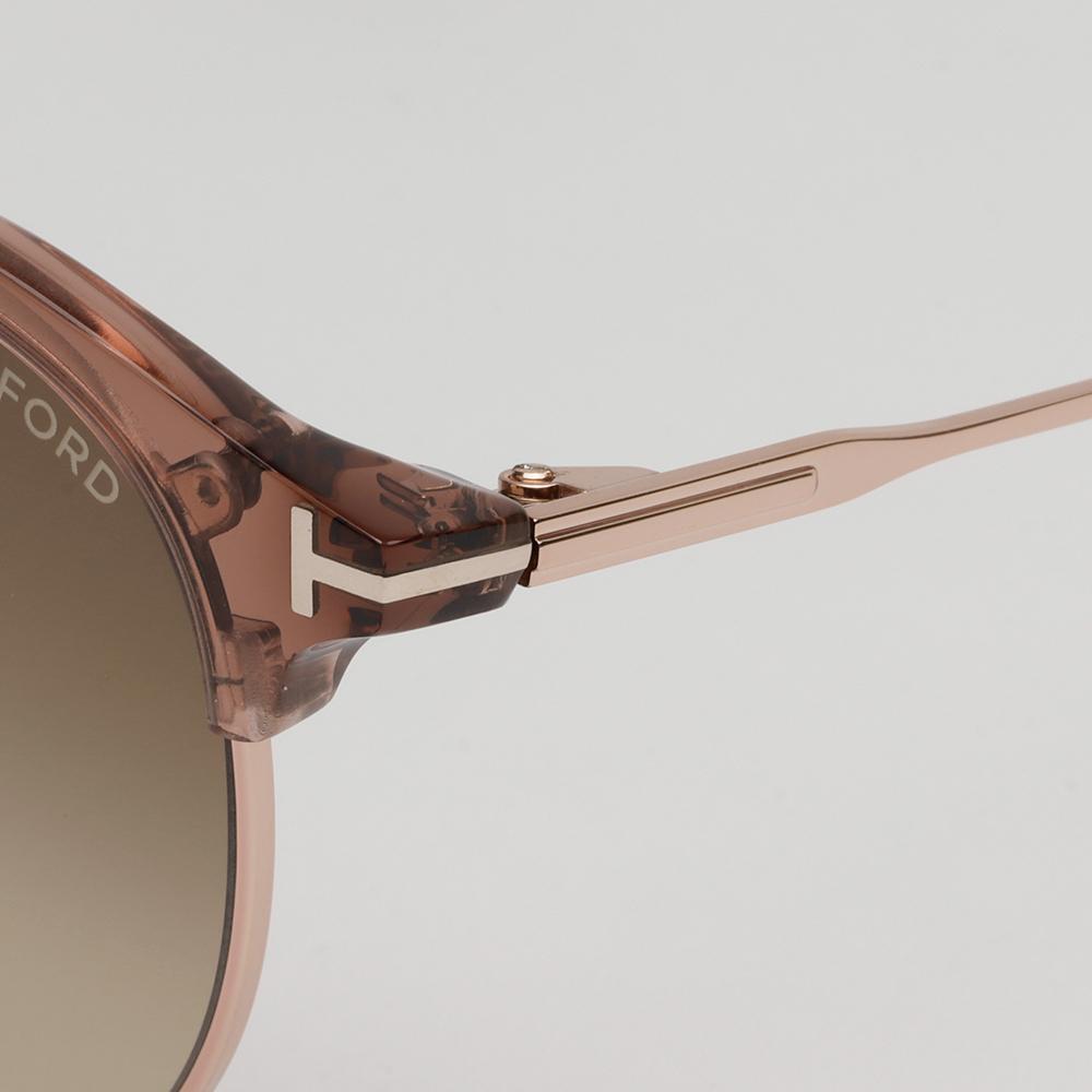 TOM FORD Transparent Browline Asian Fit Unisex Sunglasses TF889K 45F