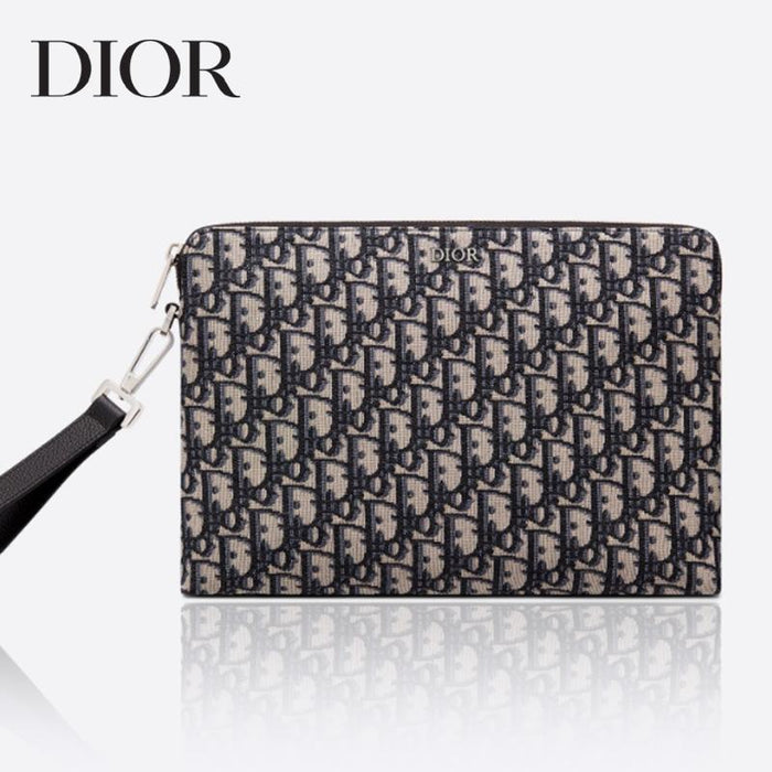 DIOR Oblique iPad Clutch Pouch Bag