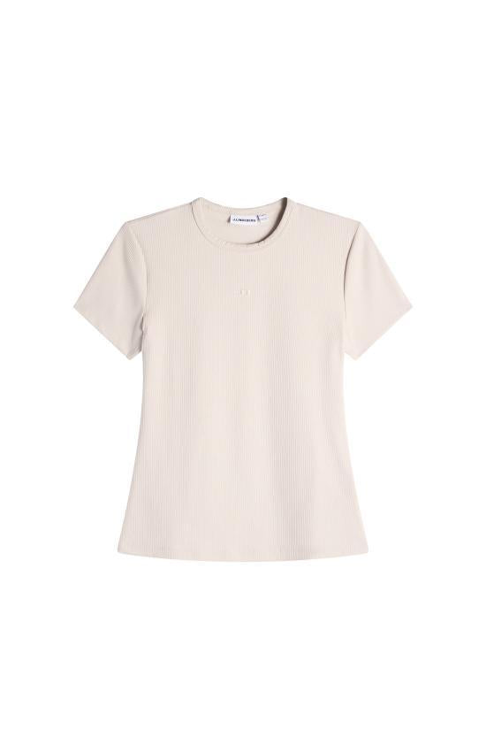 J LINDEBERG Short Sleeve T-Shirt Women’s BWJT15098U029 MOONBEAM DOM