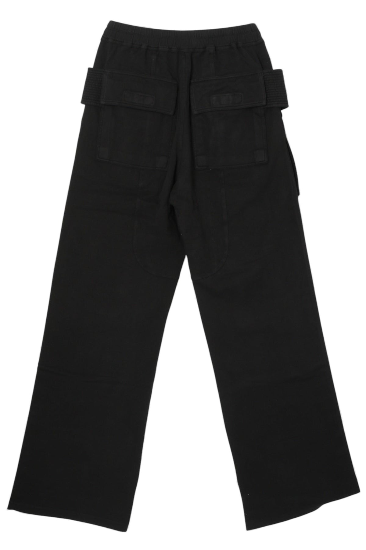 Rick Owens DRKSHDW Wide Creatch Cargo Pants Black Double Brushed Jersey