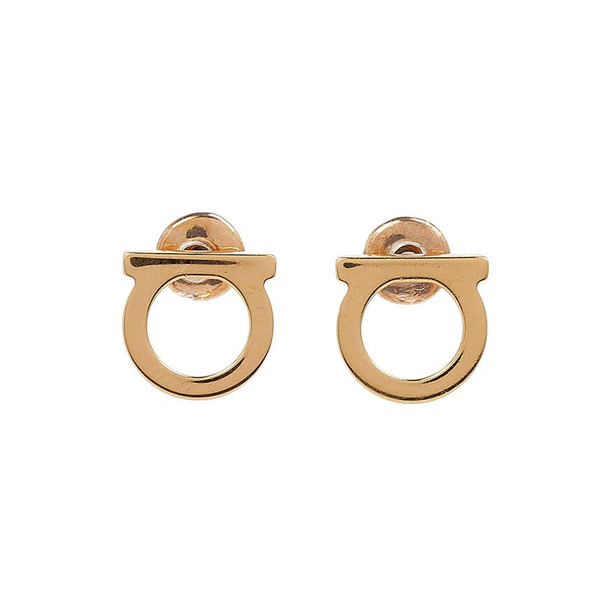 Ferragamo Women’s Gancini Earrings 0120 OROLUC 0696432