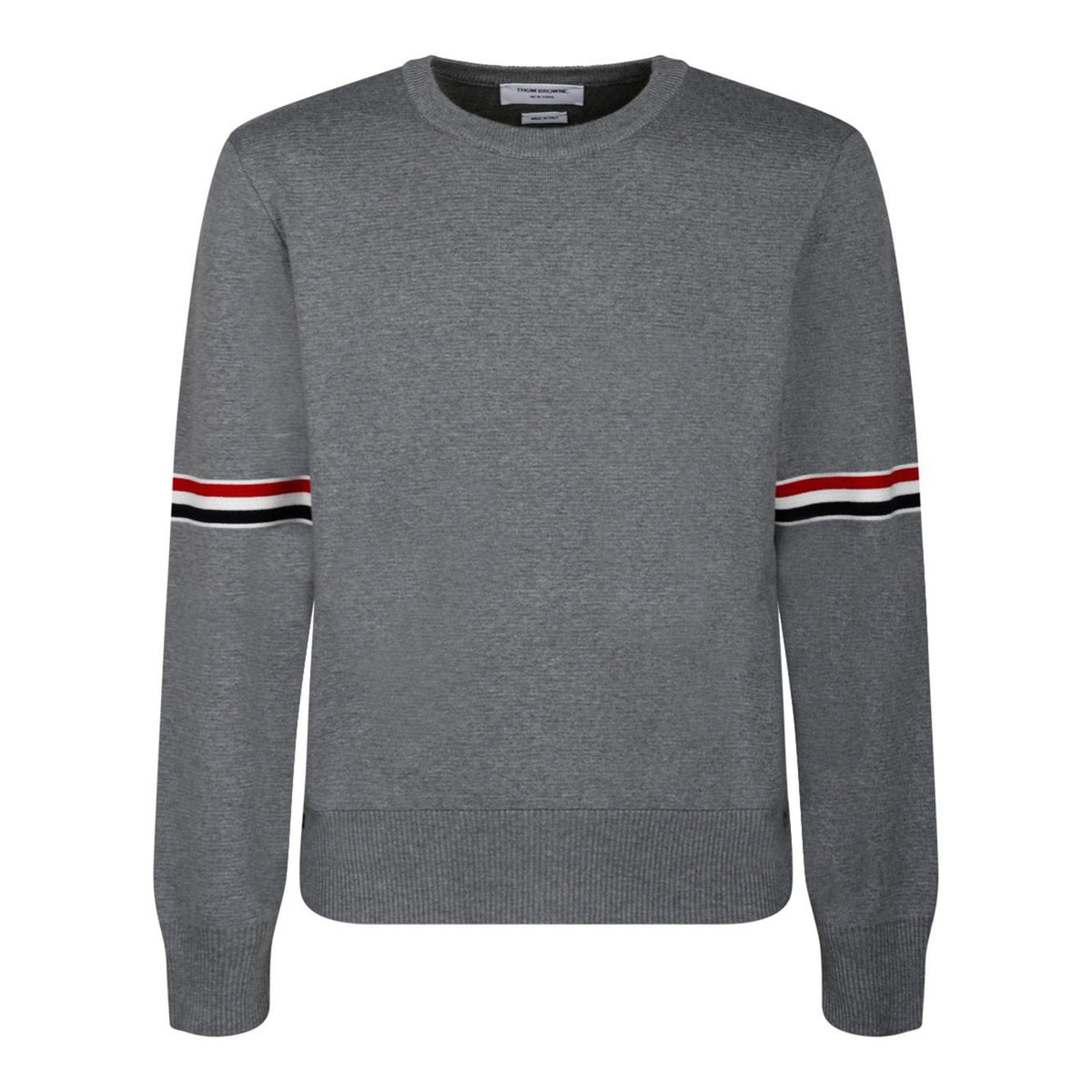 THOM BROWNE Cotton Crewneck Sweatshirt for Men