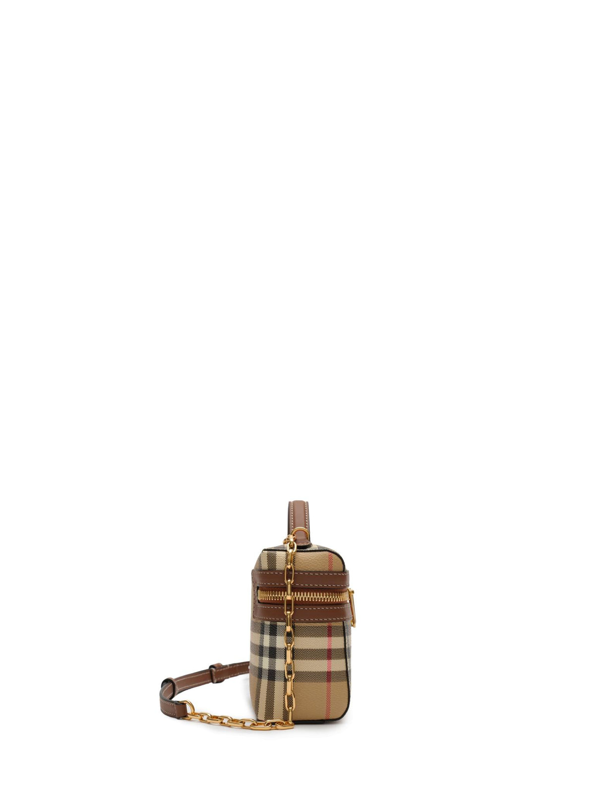 BURBERRY Leather Crossbody Bag Black