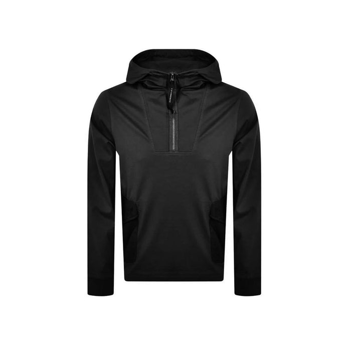CP Company Goggle Hood Half Zip Hoodie Black Men’s