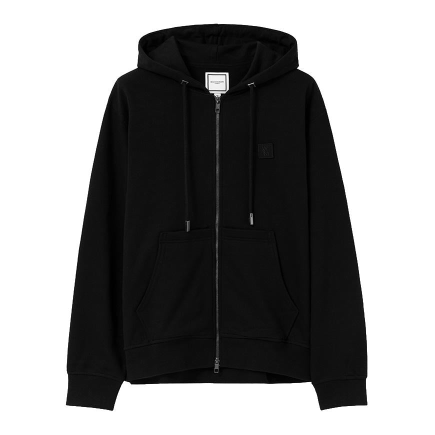 WOOYOUNGMI Men’s Back Logo Zip Hoodie W253TS47 723B