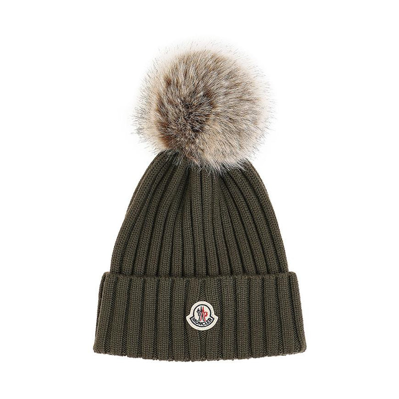 Moncler Women’s Pom Pom Wool Beanie 3B00020 A9327 835