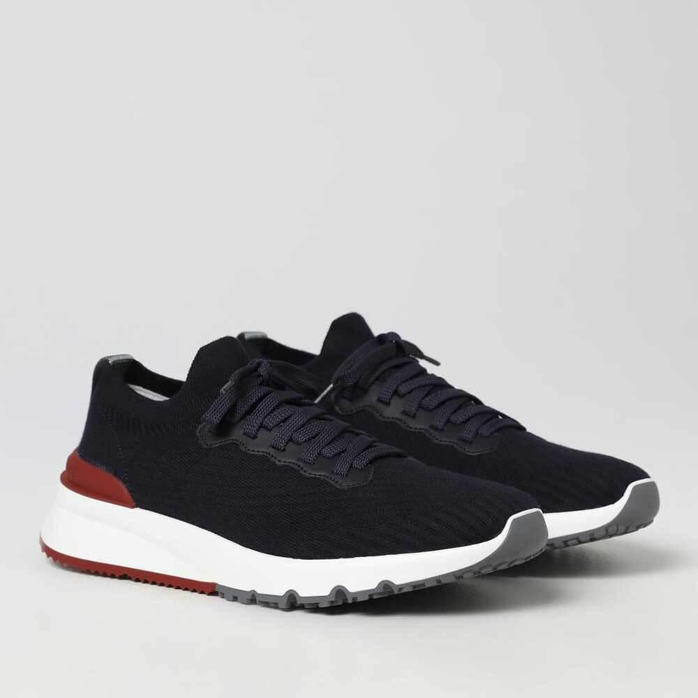 Brunello Cucinelli Knit Low-Top Sneakers Men’s