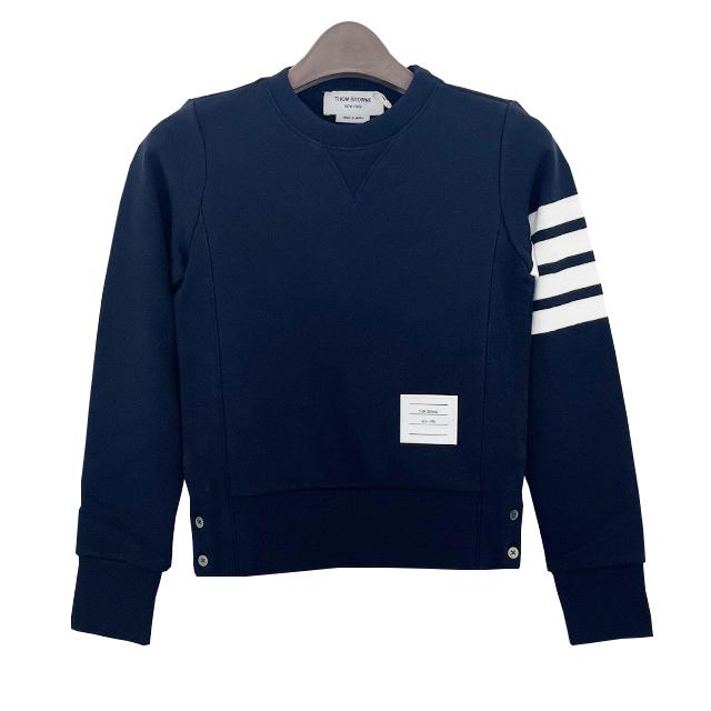 THOM BROWNE 4-Bar Armband Classic Sweatshirt Navy Men’s