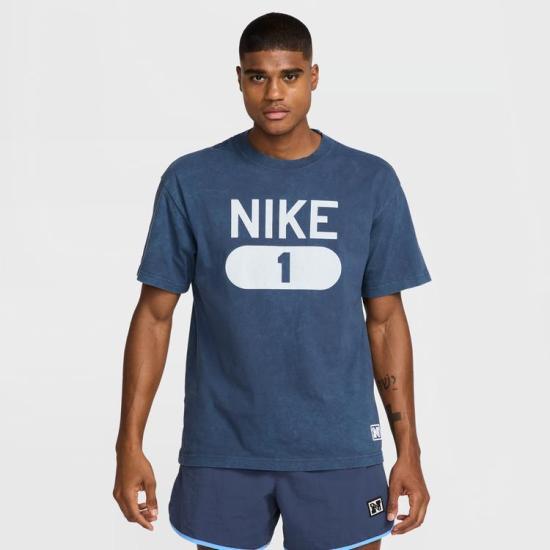 Nike Navy Short Sleeve T-Shirt for Men HJ3626 437