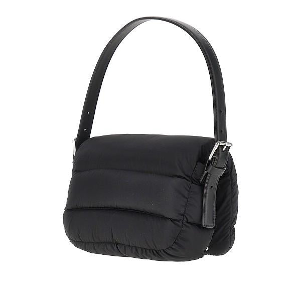 Moncler Black Nylon Quilted Shoulder Bag