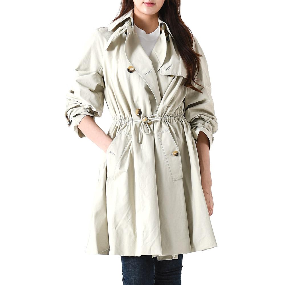 Emporio Armani Beige Trench Coat for Women