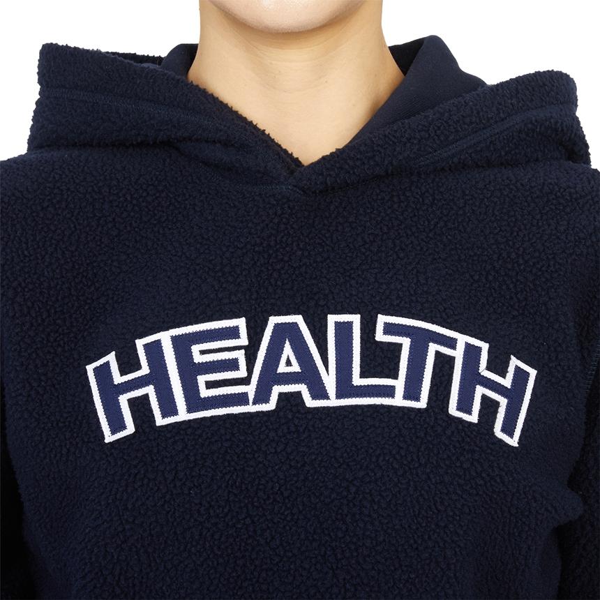 SPORTY&RICH Women’s Navy Hooded Sweatshirt