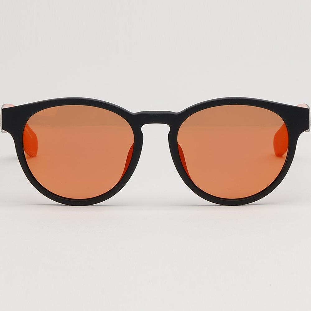 Adidas Orange Mirror Round Sport Sunglasses for Running Golf Fishing OR0025 02U