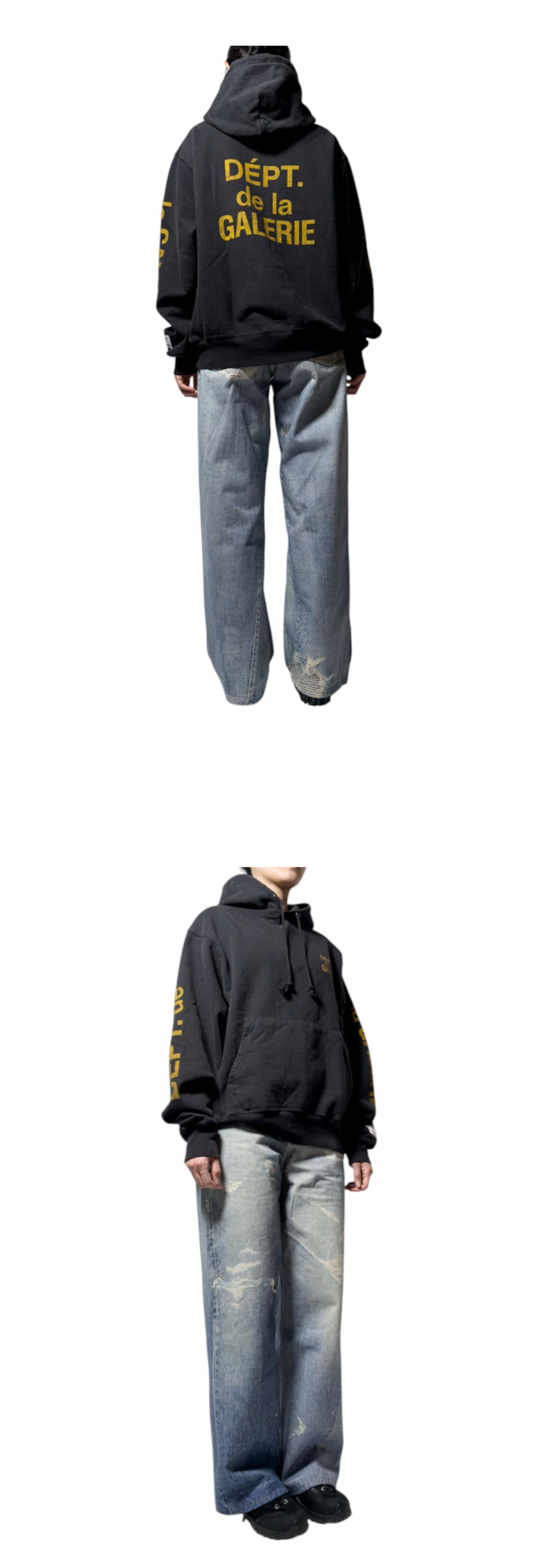 GALLERY DEPT. Black GALERIE Dept Hoodie Unisex