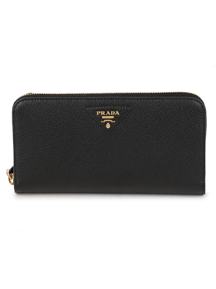 PRADA Leather Long Wallet