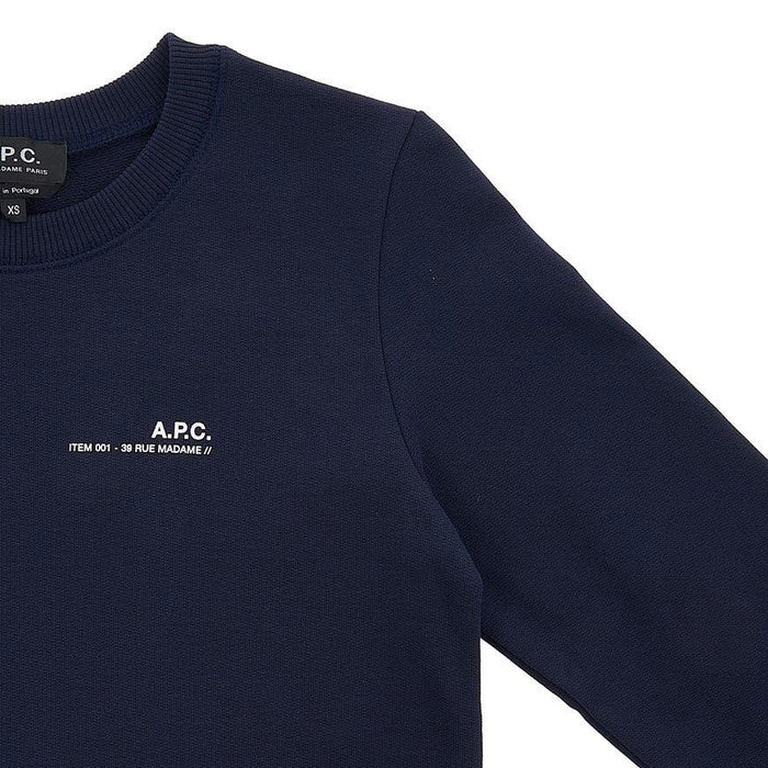 A.P.C. Women’s Logo Sweatshirt Ivory Cotton